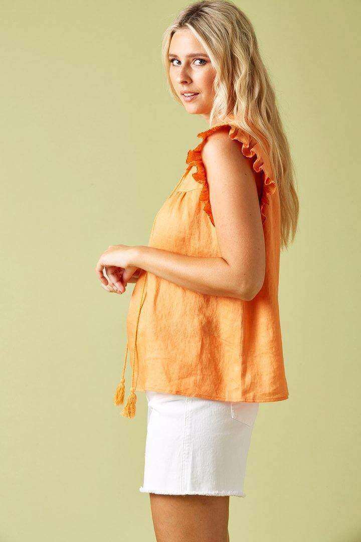 Phoenix Frill Tank- Melon