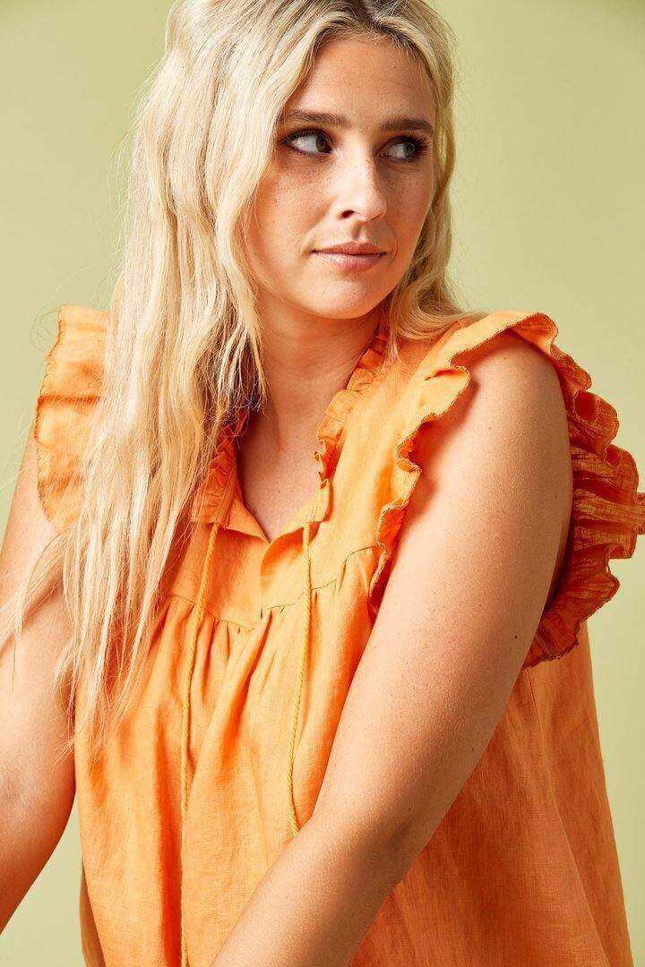 Phoenix Frill Tank- Melon