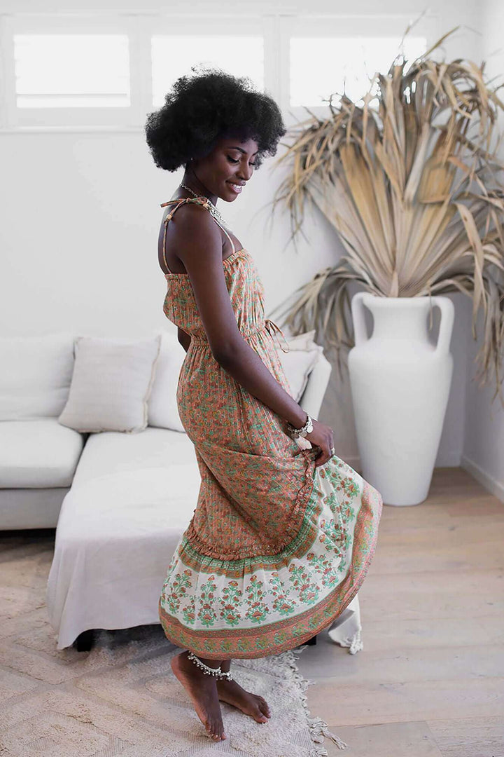 Flowering Meadow Maxi Dress