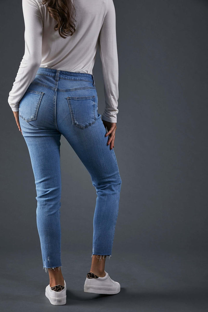 Junko Denim Jeans | Cape Blue