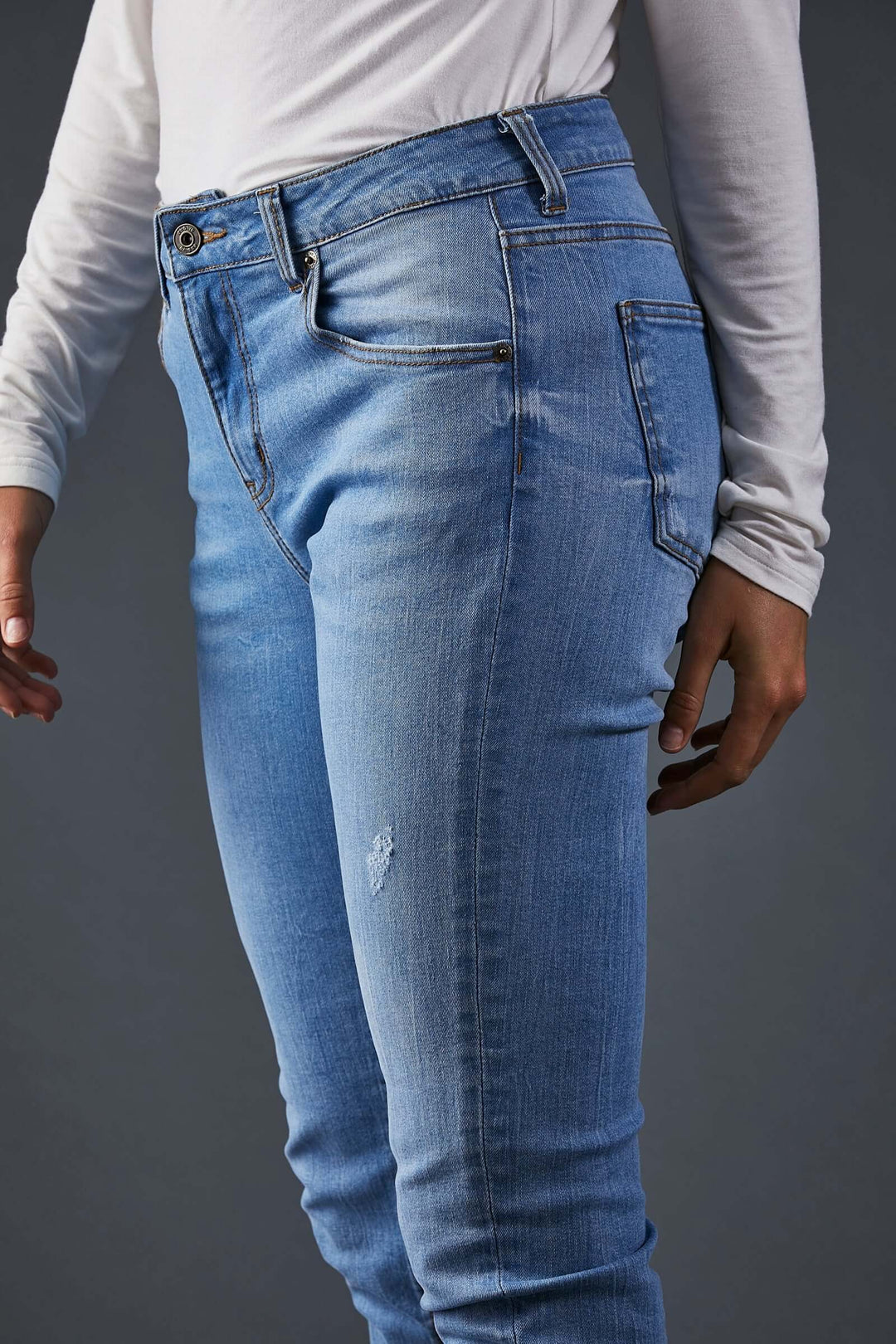 Junko Denim Jeans | Cape Blue