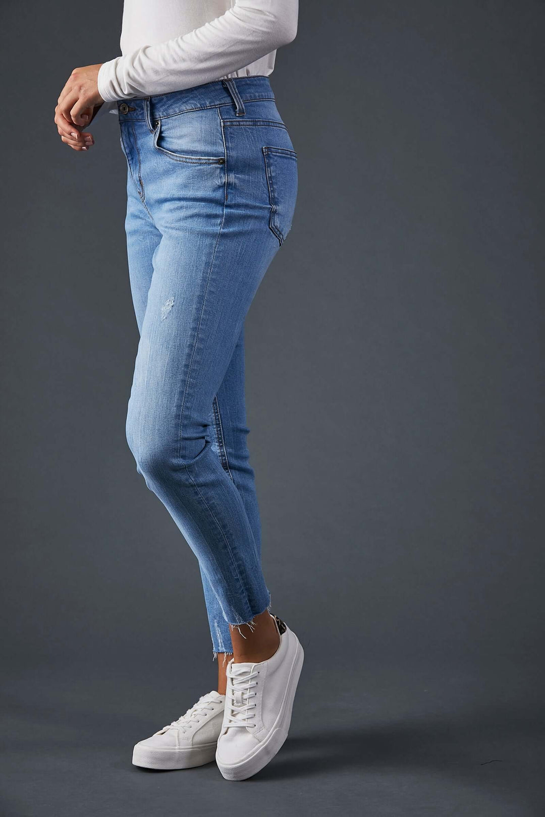 Junko Denim Jeans | Cape Blue