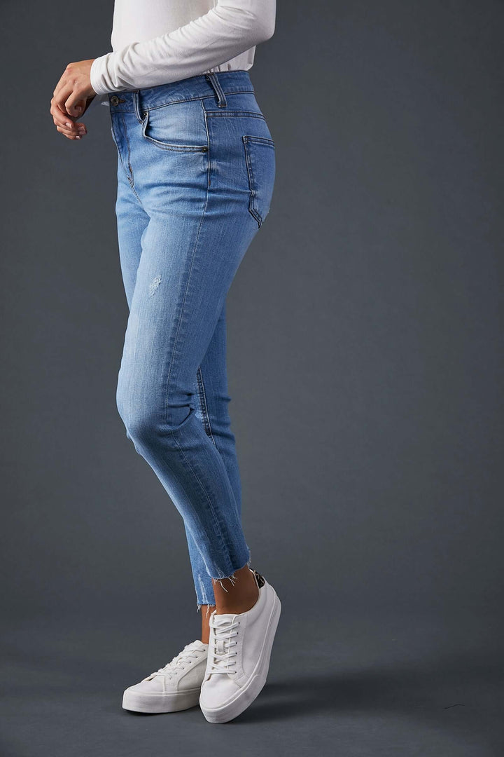 Junko Denim Jeans | Cape Blue