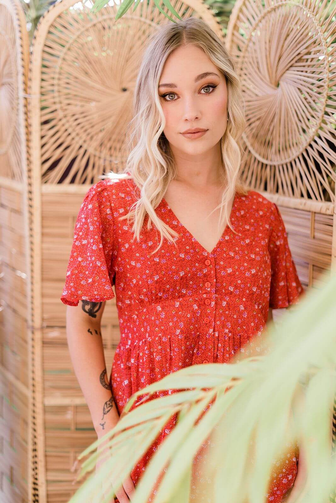 Ksar Mini Dress | Moroccan Rose