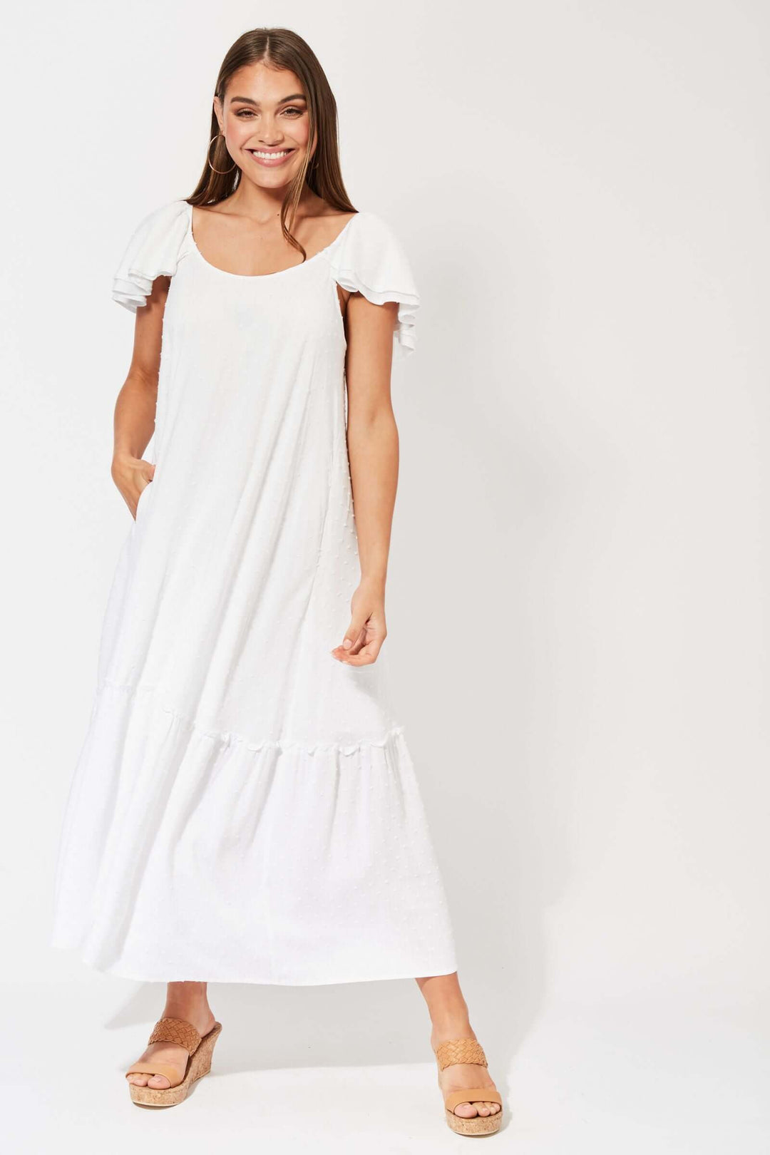 Zanzibar Frill Maxi