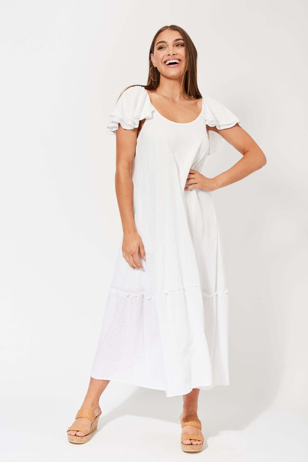 Zanzibar Frill Maxi