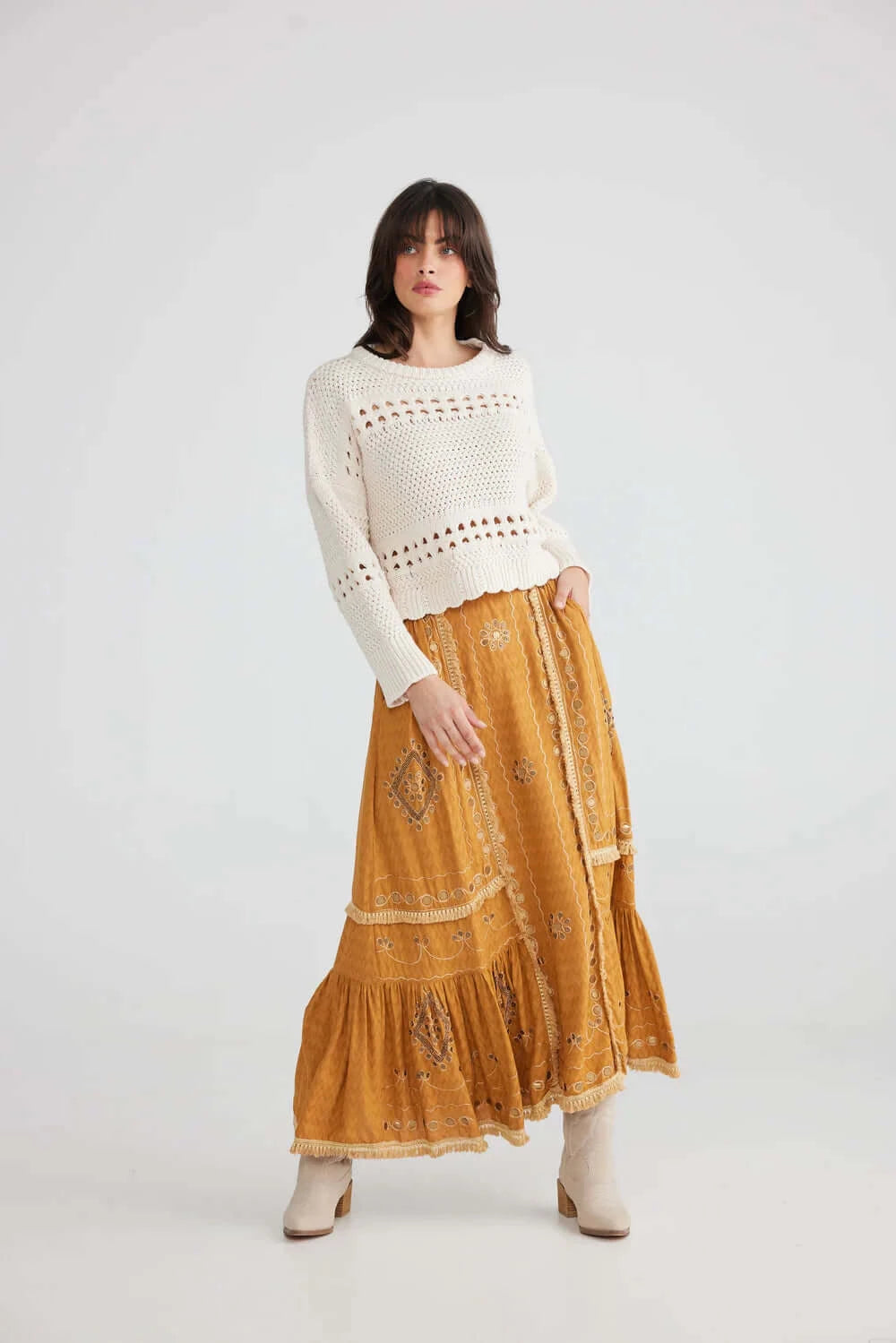 Midas Skirt | Tan