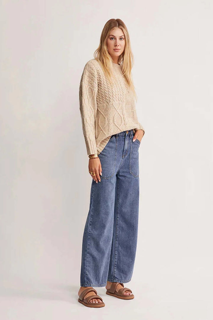 Waterlily Denim Pants