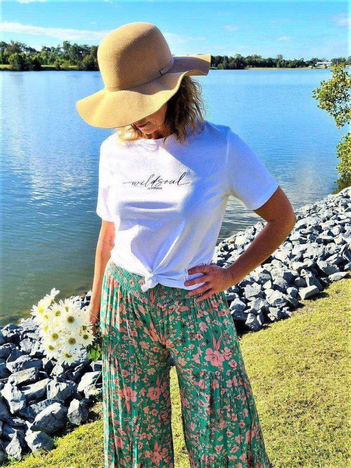 Wild Soul Australia Tee -White