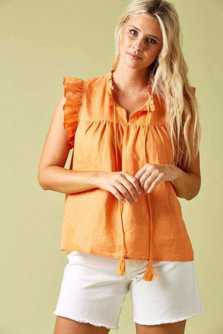 Phoenix Frill Tank- Melon