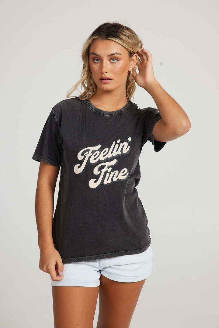 Feeling Fine Relaxed Tee