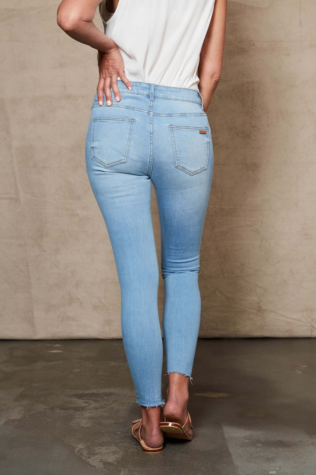 Junko Denim Jeans | Cape Blue