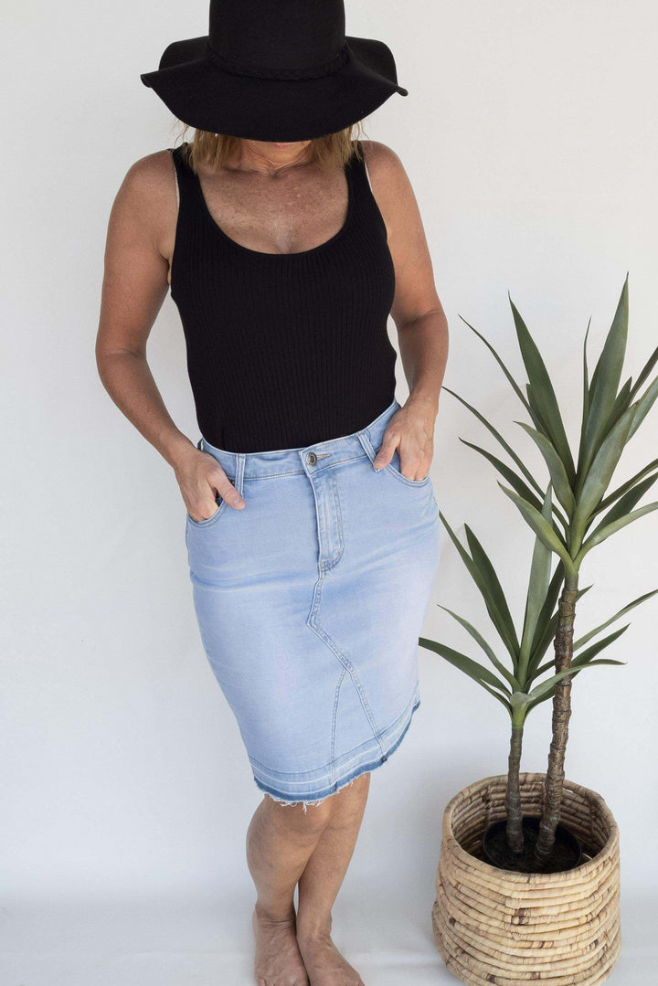 Cassie Denim Skirt