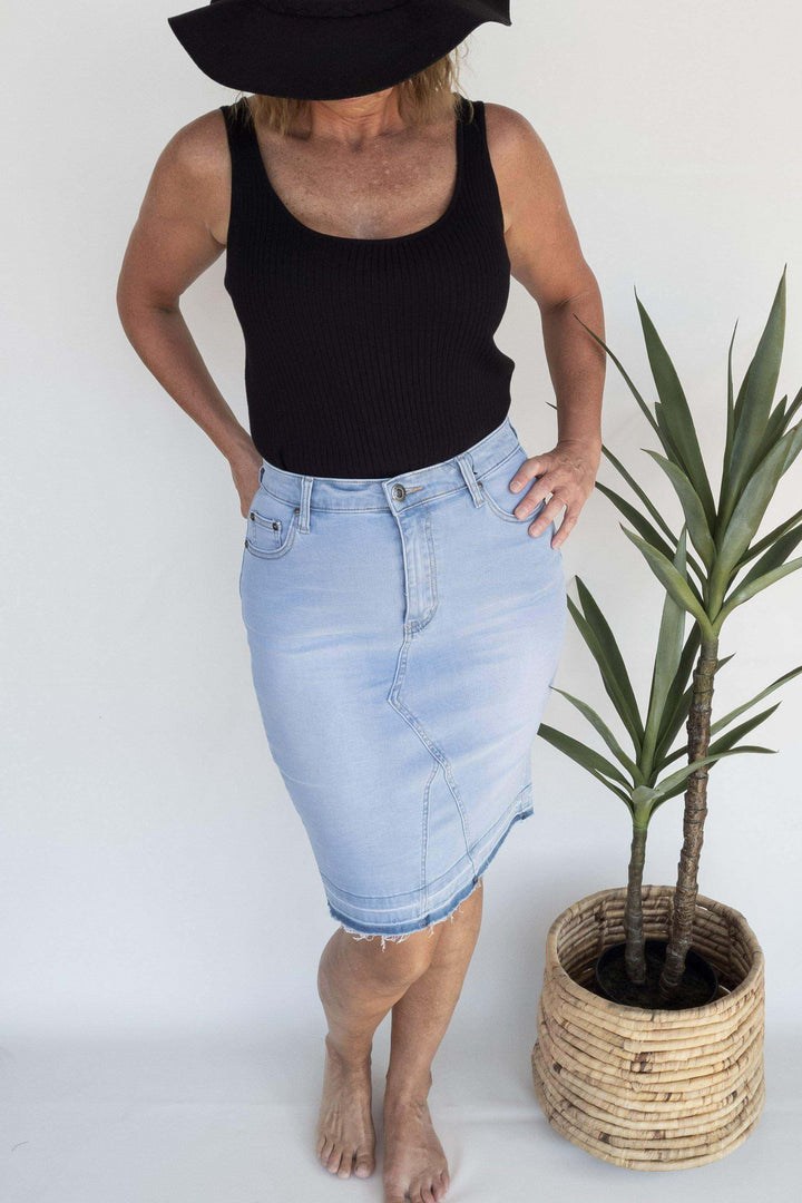 Cassie Denim Skirt