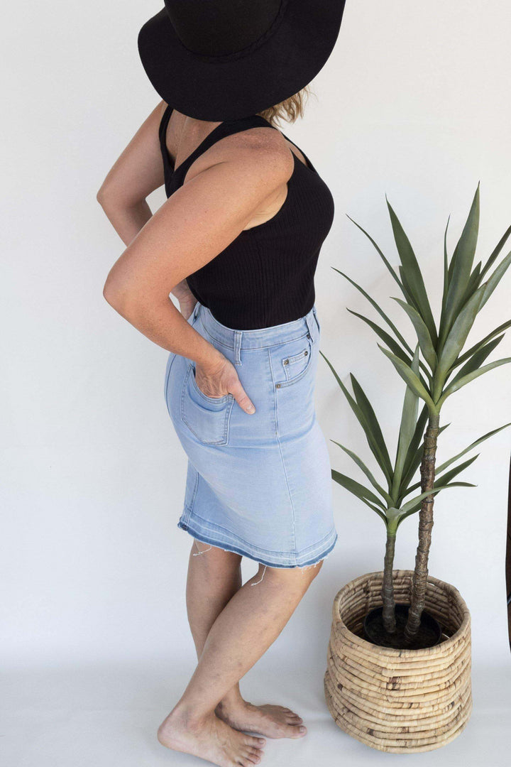 Cassie Denim Skirt