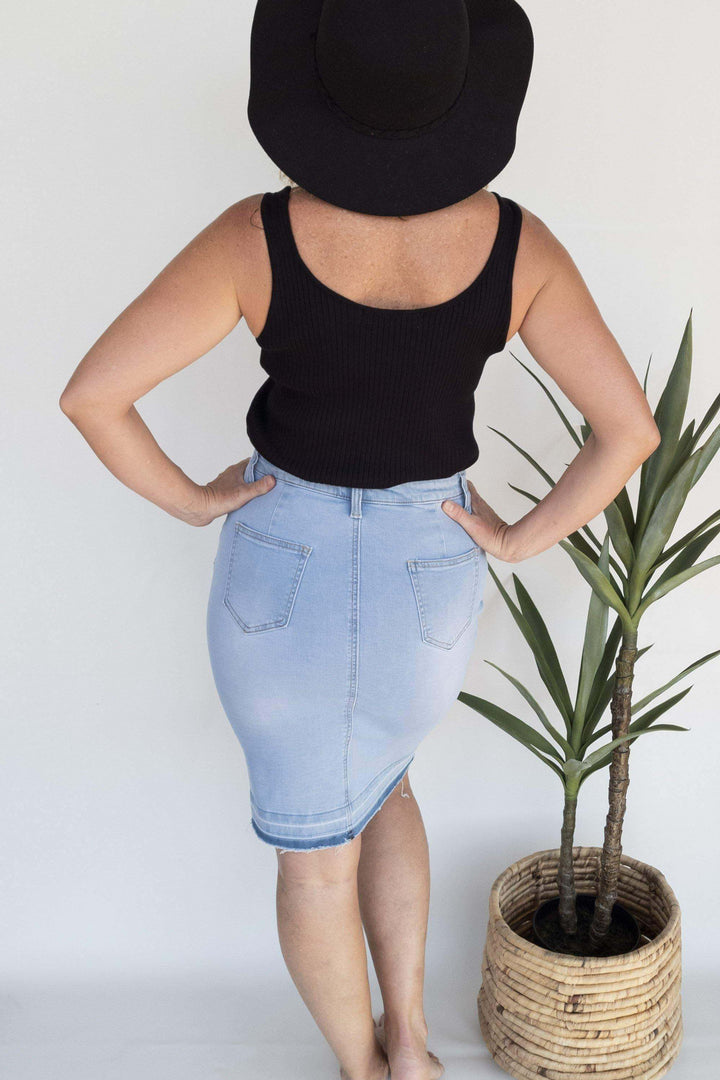 Cassie Denim Skirt