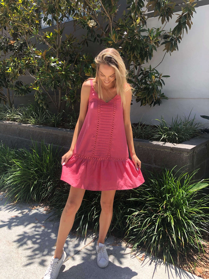 Stella Mini Dress- Watermelon