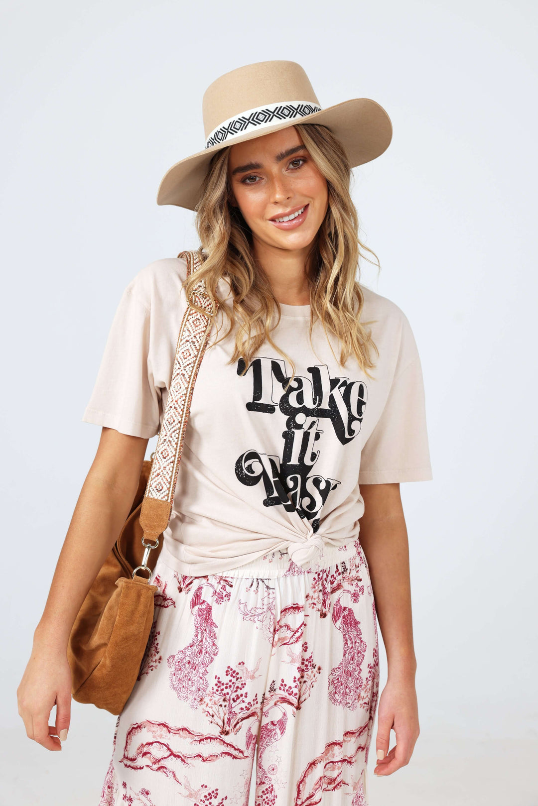 Take it Easy Relaxed Tee | Ecru